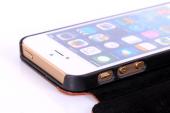 for iphone5 hard wooden case with leather